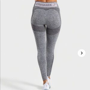 Gymshark Flex High Waisted Leggings - Grey/Pink
